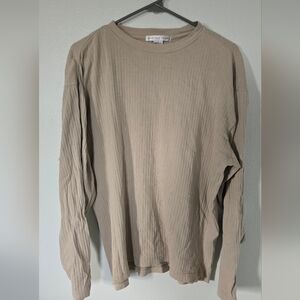 Geoffrey Beene Tan Men's Shirt Size Medium